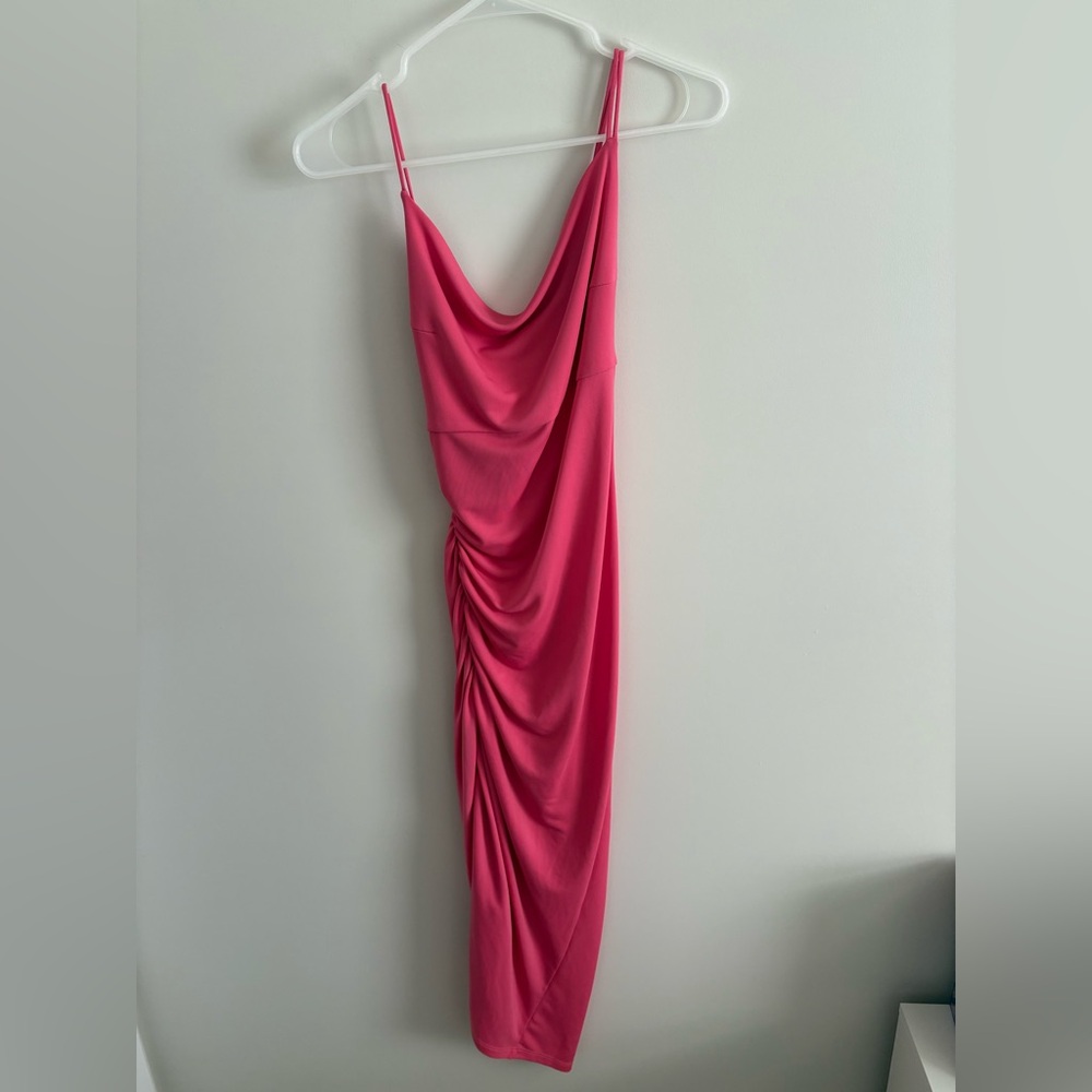 The Andamane Irina Dress Midi Pink Bodycon Size Medium - Picture 2 of 10
